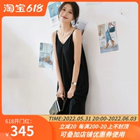 Шифоновое летнее сексуальное базовое длинное платье, оверсайз, яркий броский стиль