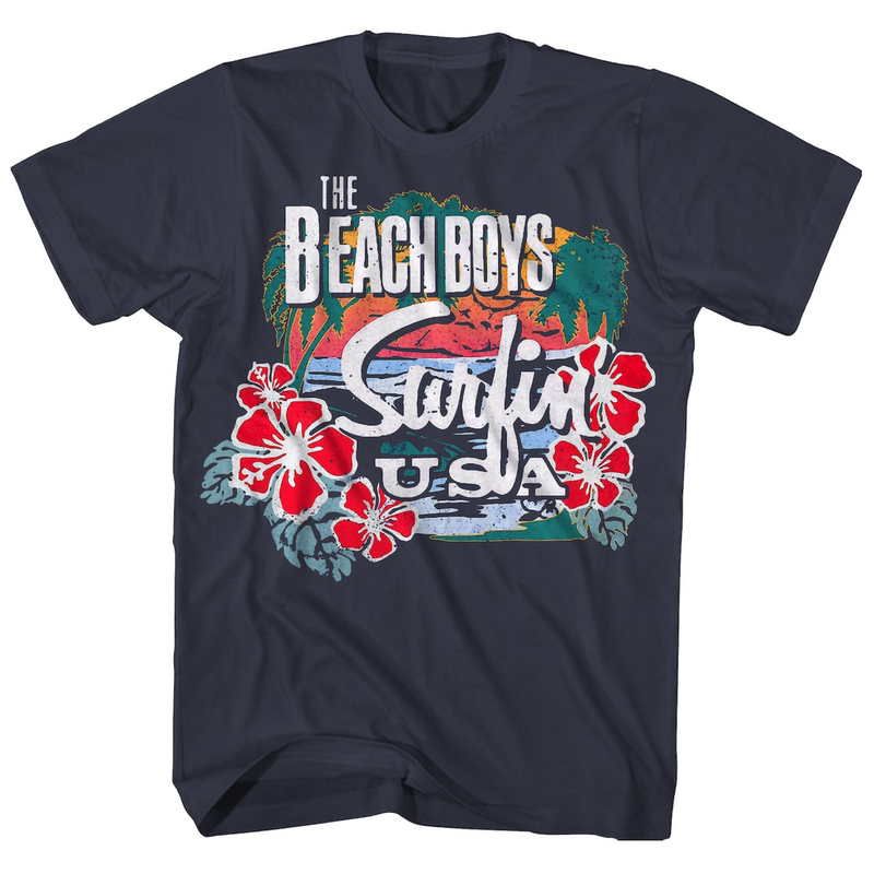 The Beach Boys, a Psychedelic Rock Band from the 1960S, American High Street T-Shirt The Beach Boys, a Psychedelic Rock Band from the 1960S, American High Street T-Shirt