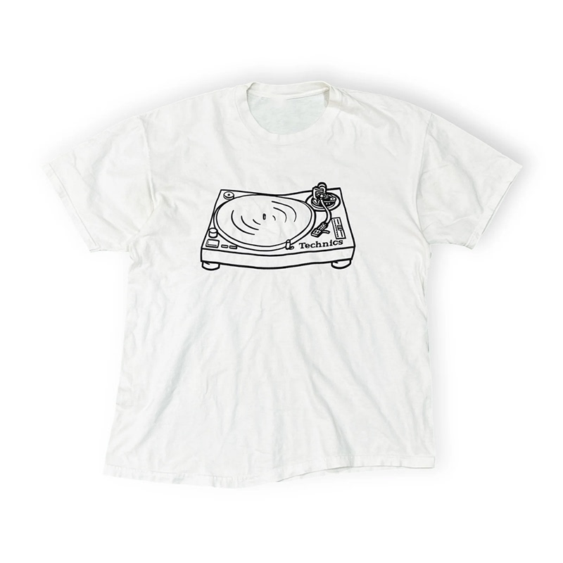 Hanes Hansen Band Technics Melodic Rock American Retro Simple Style Pure Cotton Casual Short Sleeve Men's T-Shirt