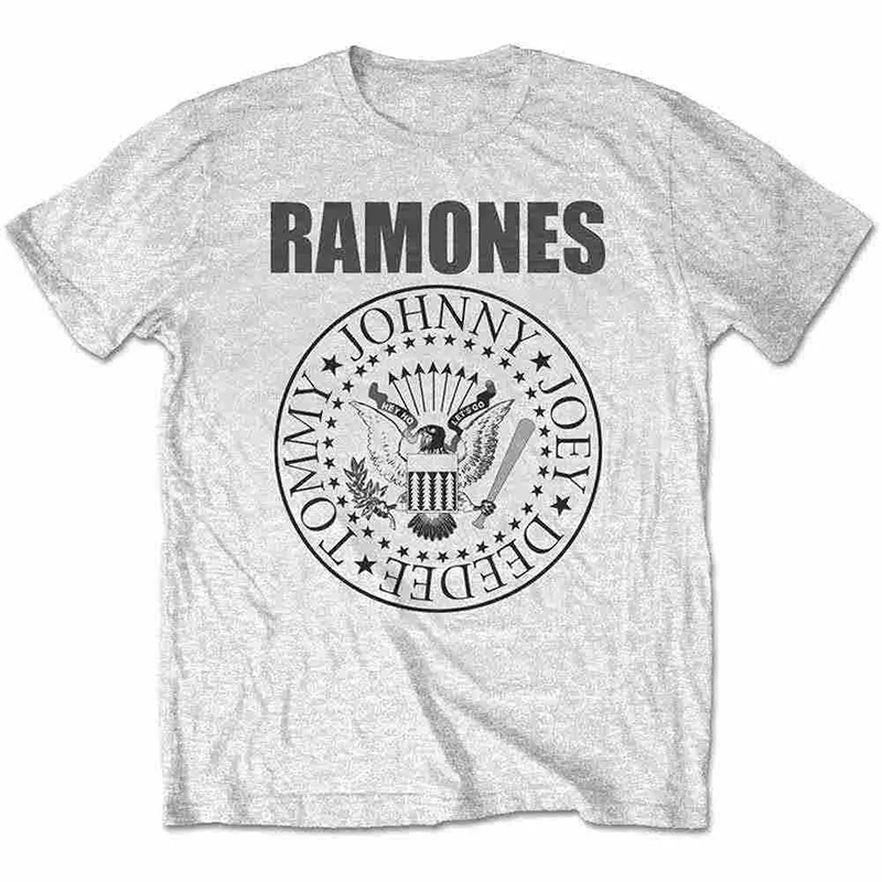 Ramones American Legendary Punk Band Rock Retro Direct Print Short-Sleeve T-Shirt t Shirt