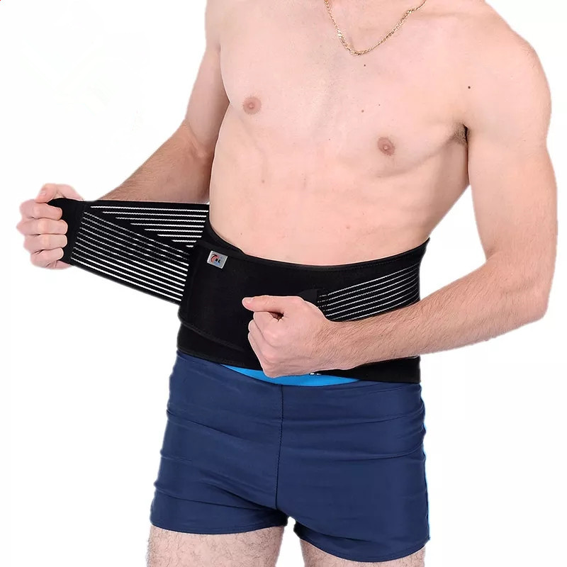 Double pressurized female collection abdominal care belt warm support bar elastic bandage bondage breathable men's fitness adjustment deep squatting