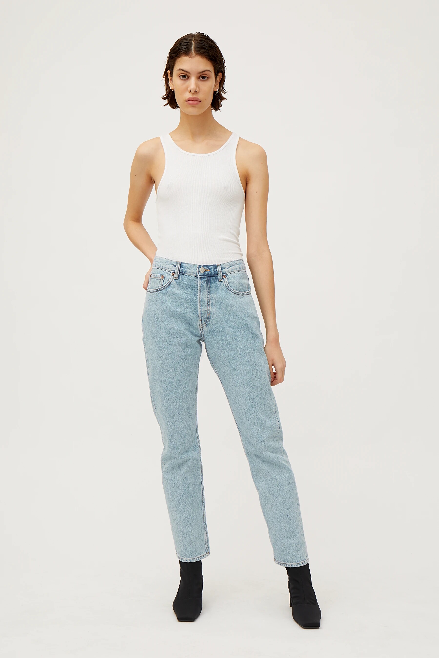 Spot Dora Weekday Wire High Straight Jeans Straight Jeans