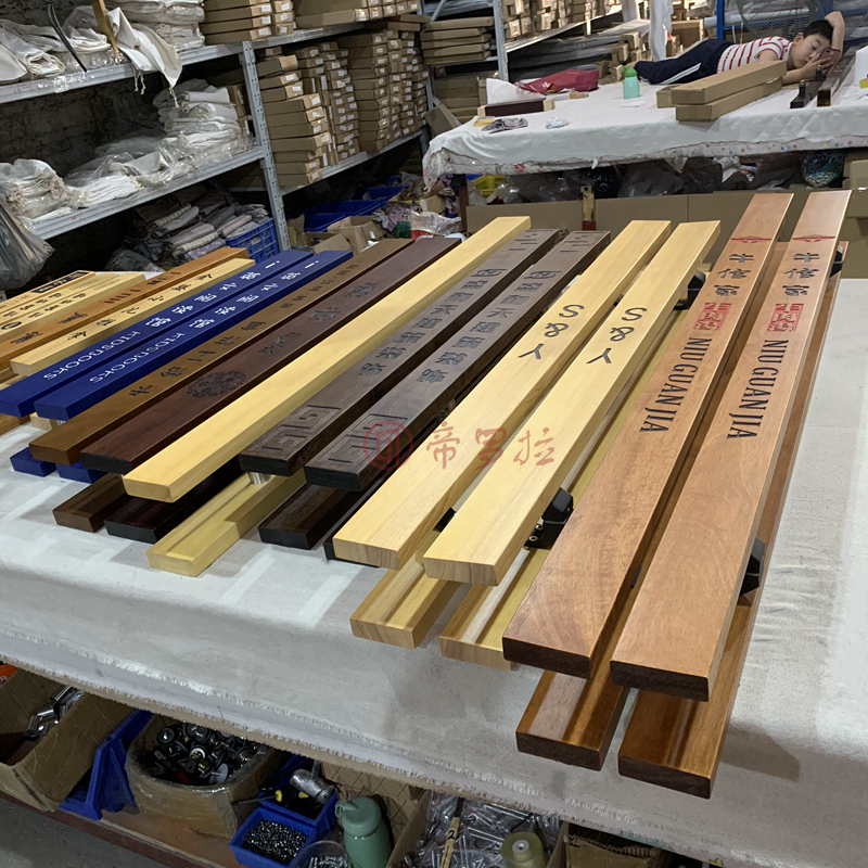 Glass door handheld solid wood carving door handheld handknocked handhandle custom log hotel ordered logo spot