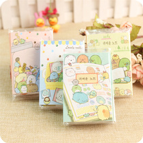 Six-fold corner corner biological post-it notes Cute cartoon note stickers N-time stickers Sticky notes book message stickers wholesale