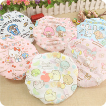 Double-layer cartoon shower cap Melody pudding dog big-eared dog Gemini waterproof and anti-fume shower shower cap