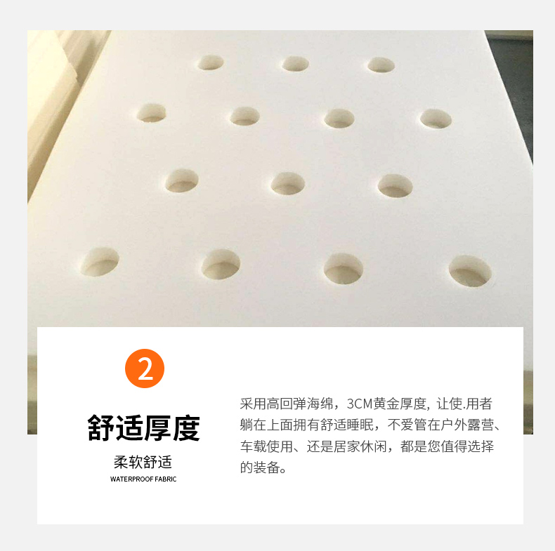Da lộn tự động đệm bơm hơi đôi di động mở rộng dày ngoài trời không khí chống ẩm giường di động lều hộ gia đình ngủ mat - Thảm chống ẩm / Mat / Gối thảm xốp lót sàn