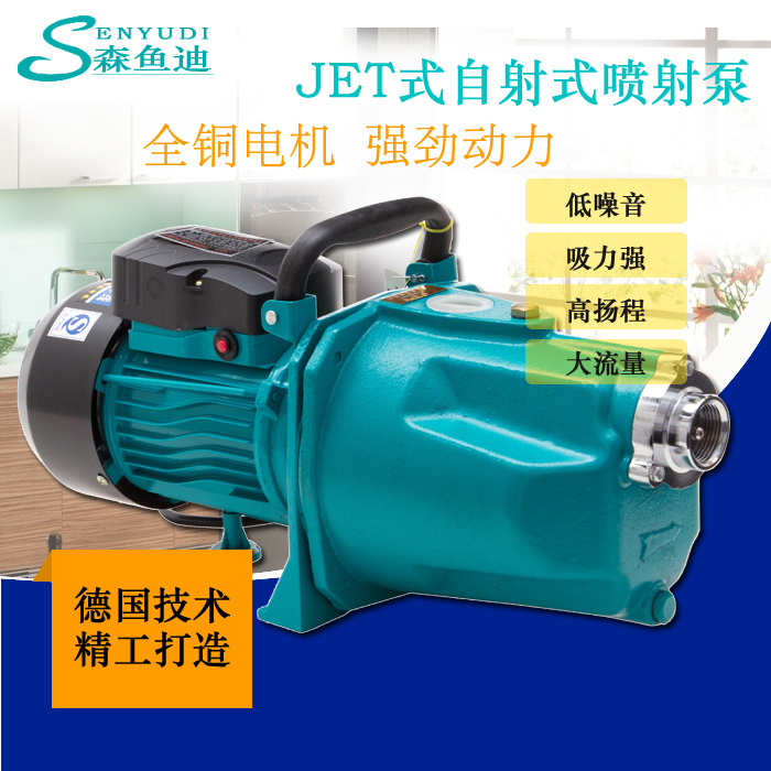 Fully automatic home jet pump 220V stainless steel 1 5kw2 2kw high lift jet pump pipe booster water pump