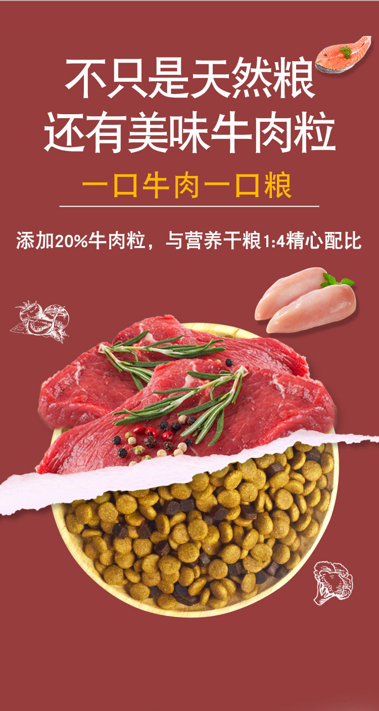 双拼狗粮 通用型 40斤装 图2