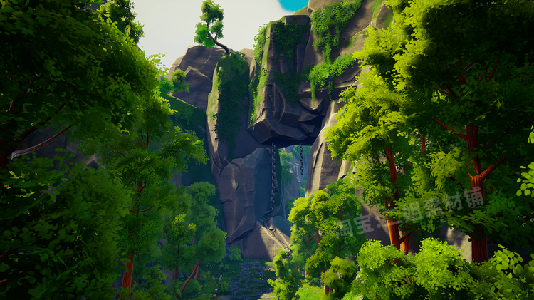 图片[9]-Dreamscape Nature : Tower程式化的开放世界环境UE5虚幻引擎场景-cg男孩