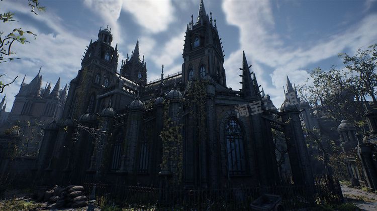 图片[12]-Gothic Horror Environment哥特恐怖环境UE5.1完整项目模块化资产-cg男孩