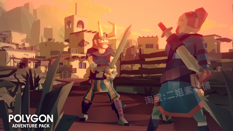 图片[8]-POLYGON Adventure Pack多边形冒险幻想主题资产包虚幻角色系统CG-cg男孩