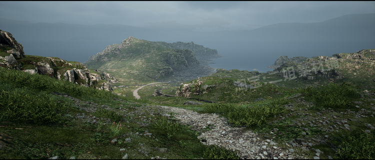 图片[3]-Northern Island Pack 4×4 km岛屿程序景观岩石植被UE4虚幻5悬崖-cg男孩