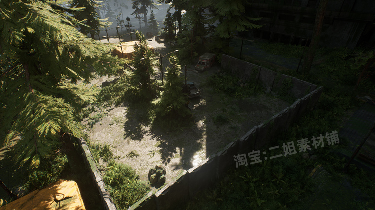 图片[8]-Post Apocalyptic City后世界末日城市UE4虚幻5建筑蓝图汽车模型-cg男孩