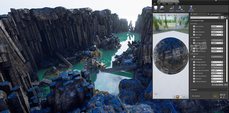 图片[10]-Basalt Columns and Rocks 21 Types AssetKit PBR岩柱UE5虚幻5.1-cg男孩