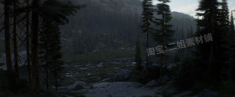 图片[4]-Colorado Nature山脉坡地森林湿地湖泊绿色牧场UE5自然风光地貌-cg男孩