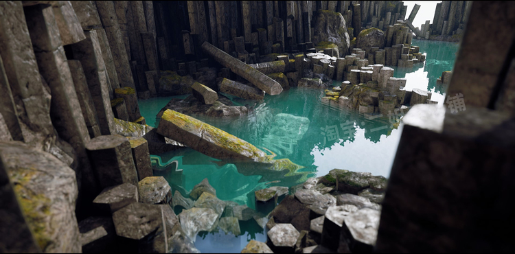 图片[4]-Basalt Columns and Rocks 21 Types AssetKit PBR岩柱UE5虚幻5.1-cg男孩
