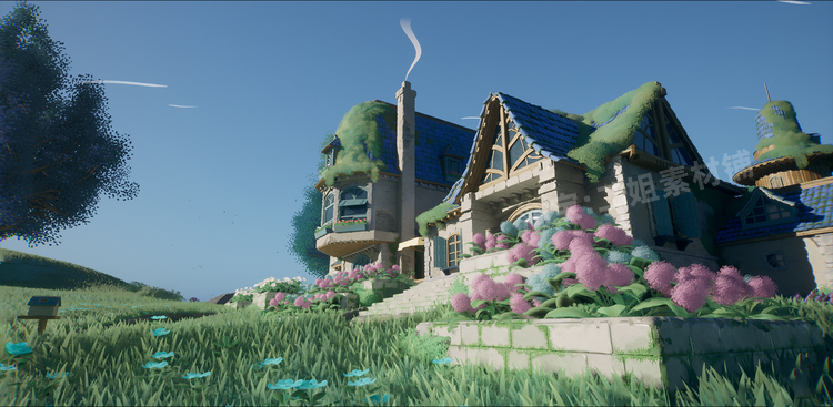 图片[7]-Stylized Azure Hillside程式化建筑家具家居UE5虚幻5.1模型资产-cg男孩
