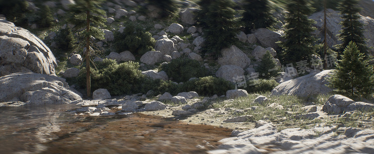 图片[17]-Colorado Nature山脉坡地森林湿地湖泊绿色牧场UE5自然风光地貌-cg男孩