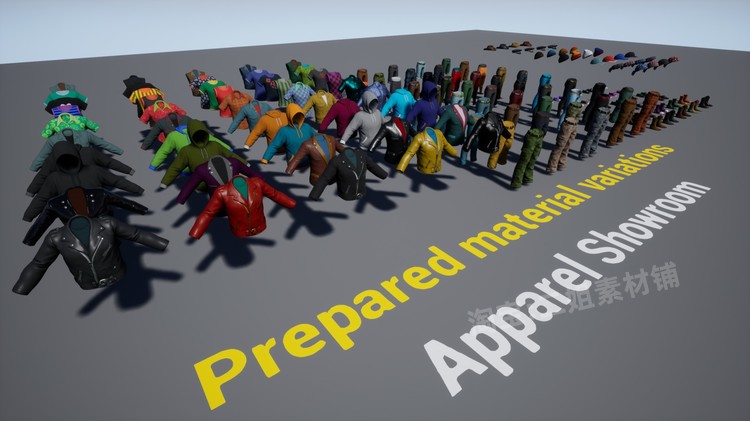 图片[15]-Subculture Guy卡通程式化人物角色服装头部发型面部UE4虚幻5道具-cg男孩