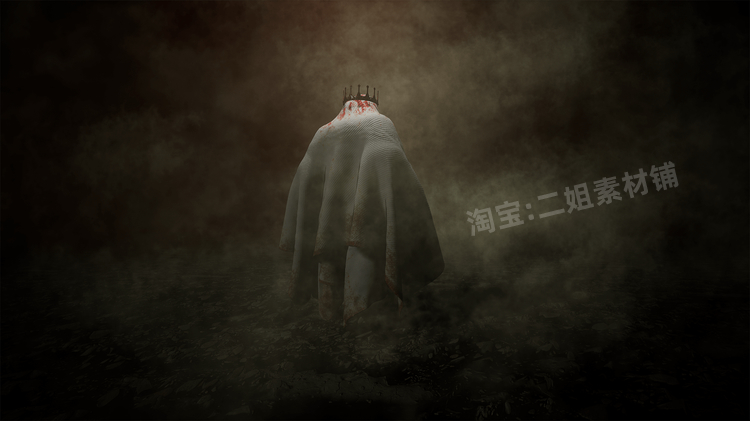图片[6]-Ghost King鬼王长袍幽灵人物角色NPC游戏资产UE5虚幻5.1皇冠素材-cg男孩