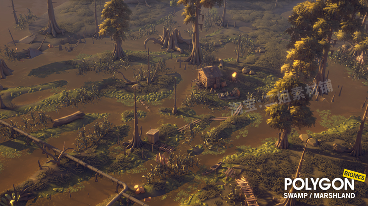 图片[17]-POLYGON Nature Biomes Season One自然生物群落UE4虚幻5卡通资产-cg男孩