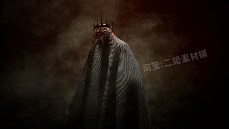 图片[8]-Ghost King鬼王长袍幽灵人物角色NPC游戏资产UE5虚幻5.1皇冠素材-cg男孩