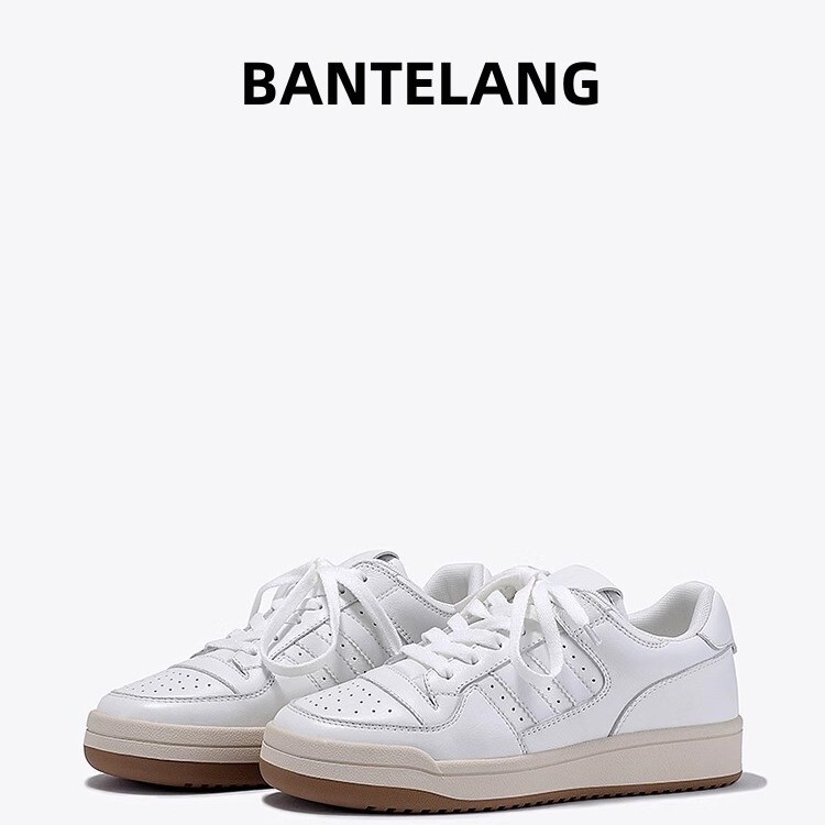 Bantellang Fashion Thick-Soled Sneakers for Women 2026 Spring New Design Niche Versatile Breathable Casual White Shoes for Women Bantellang Fashion Thick-Soled Sneakers for Women 2026 Spring New Design Niche Versatile Breathable Casual White Shoes for Women