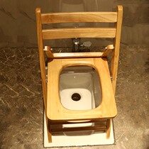 Indoor toilet toilet chair pregnant woman wooden toilet toilet mobile toilet wooden stool simple stool