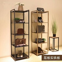 Bag shelf clothing store display rack Net red shelf floor storage bedroom mens and womens shoes shelf for home