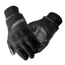 Autumn-winter riding anti-cold motorcycle rider gloves warm and waterproof plus suede anti-fall touch screen locomotive Ferris equipped male