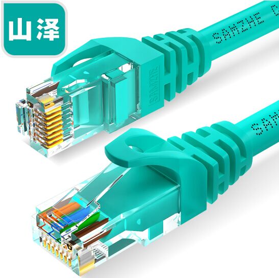 SAMZHE WXL-6200 Category 6 CAT6 Gigabit Eight-core Twisted Pair Route Light Green 20m