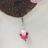 Hello Kitty, hello kitty, милая сумка с молнией, подвеска, DIY, материал