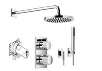 German contemporary Dornbracht dark shower 36426670-00 28649670-00 package