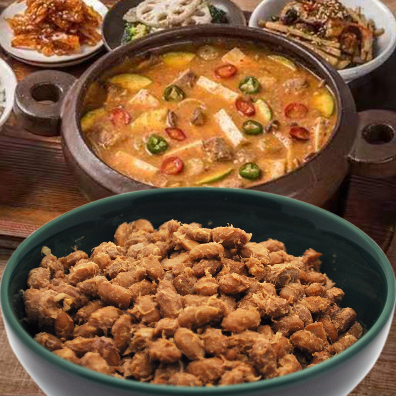 Yanbian Korean traditional natto stinky bean sauce seasoning soybean sauce Qingguo sauce handmade special sauce is healthy