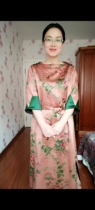 Silk fragrant cloud yarn 40 mmi heavy satin dress ￥1190