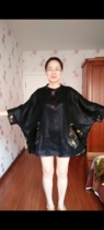 Silk fragrant cloud yarn 50 40 Moomi heavy satin top coat coat 1190