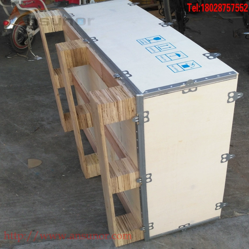Hộp gỗ tùy chỉnh Xuất khẩu hậu cần lắp ráp hộp gỗ Hộp đóng gói vận chuyển hàng không Baff với dĩa Phân phối quốc gia - Cái hộp hộp gỗ quà tặng