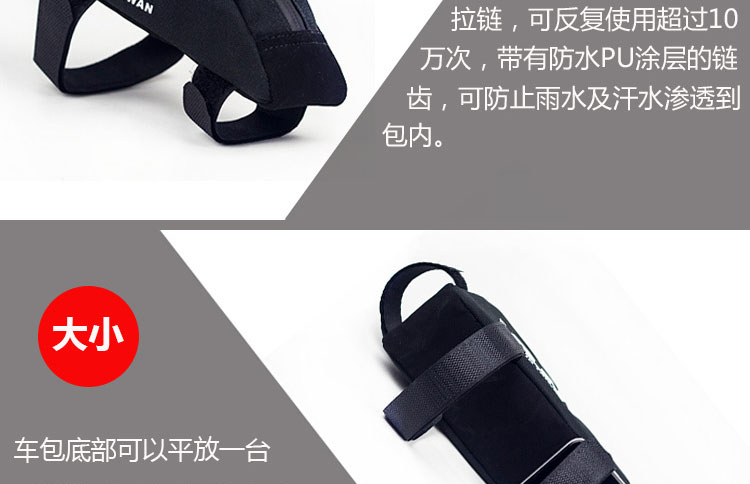 Sacoche pour vélo mixte VAUN - Ref 2233163 Image 20