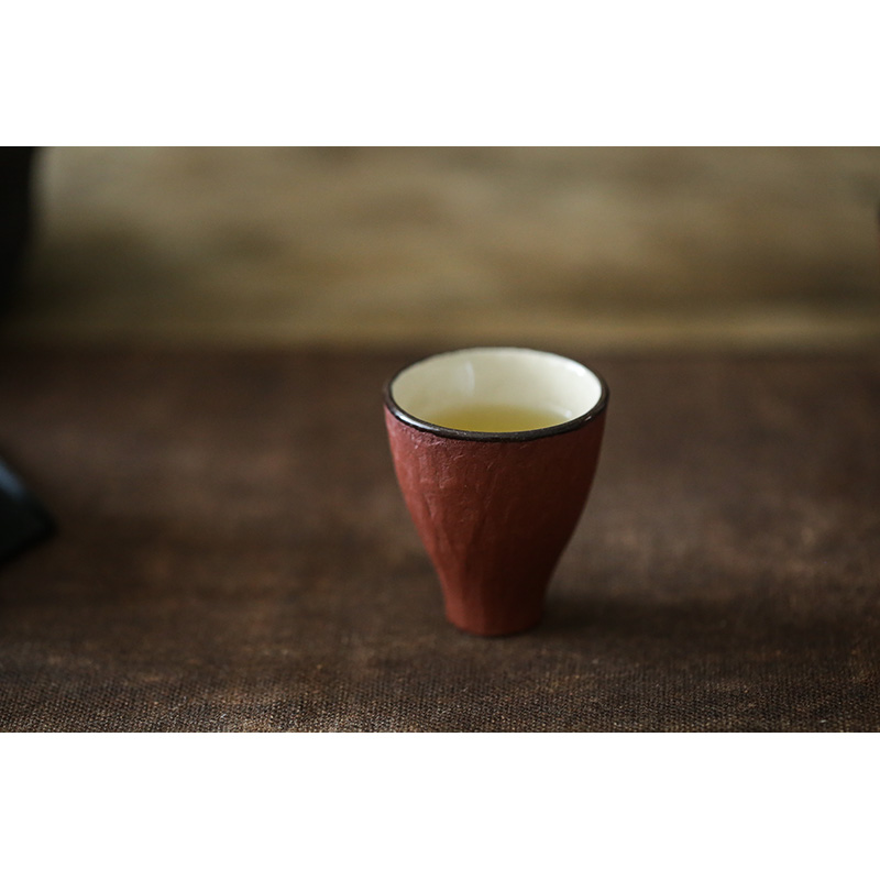 Pottery Pure Handmade Tea Cup Master Cup Purple Sand Clay Kungfu Tasting Cup Smelling Cup Single Cup Small Tea Cup