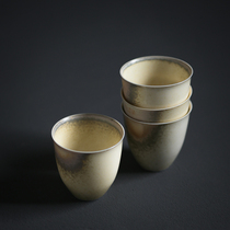 Nature Kiln Changing Owners Cup Small Tea Cup Tasting Cup Jingdezhen ceramic Gongfu Tea Smelling Cup Pure Artisanal