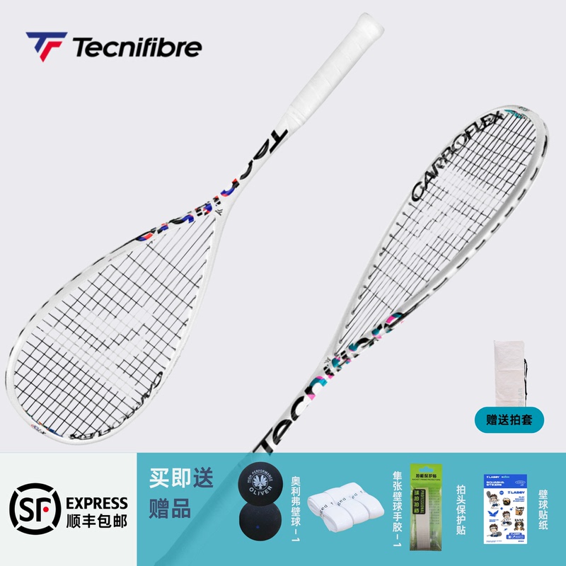 Tecnifibre Carboflex Xtop 120V2 Professional Full Carbon Squash Racket Tecnifibre Carboflex Xtop 120V2 Professional Full Carbon Squash Racket