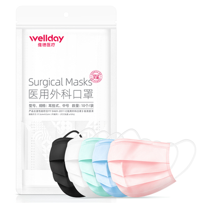 90只维德医疗医用外科口罩正品
