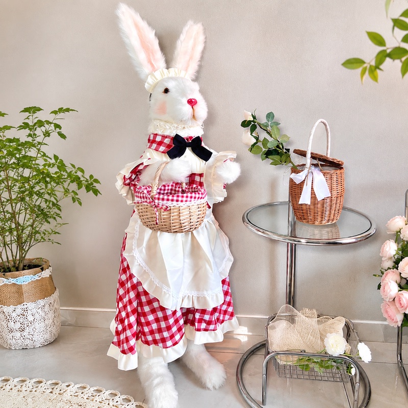 Simulated Rabbit Model, Giant Standing Rabbit Ornament, Tool Rabbit, Yuanbao Rabbit, Photo Prop, Doll Rabbit Simulated Rabbit Model, Giant Standing Rabbit Ornament, Tool Rabbit, Yuanbao Rabbit, Photo Prop, Doll Rabbit