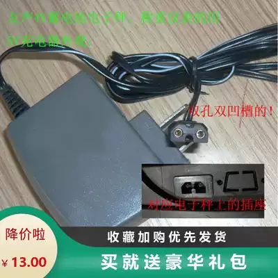 Shanghai Youshen electronic scale adapter pricing platform scale charger 5V power supply 2 Slot 2 hole balance 6v electronic hanging scale