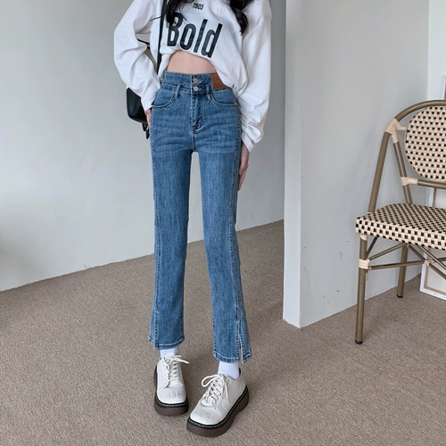 Черные осенние прямые свободные джинсы, штаны, леггинсы, 2025 года, высокая талия, свободный крой, подходит для подростков