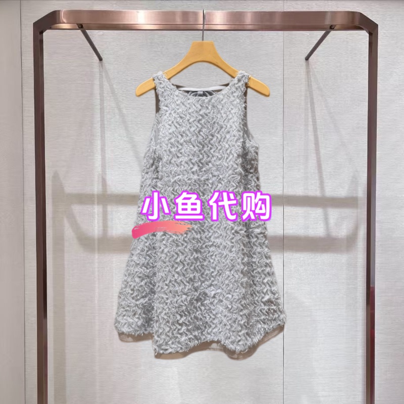 2026 New Summer Design with Mesh Bow on the Back and Pleated A-Line Sleeveless Dress for Women Xsj3L05D 2026 New Summer Design with Mesh Bow on the Back and Pleated A-Line Sleeveless Dress for Women Xsj3L05D