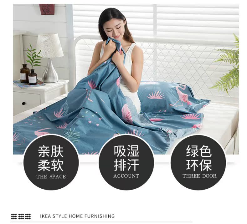 Túi ngủ khách sạn dành cho người lớn qua các mùa bẩn du lịch ngoài trời cung cấp đơn đôi vệ sinh khách sạn tấm di động túi ngủ con nhộng cho bé