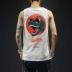Fat lỏng hoạt hình in vest nam cộng với chất béo lớn thể thao vest vai cotton không tay áo thun mùa hè - Áo vest cotton áo khoác đông nam Áo vest cotton
