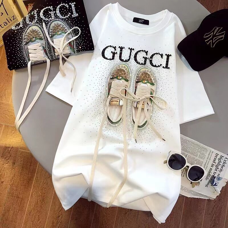 Maternity clothes go out top spring and autumn fashion hot mom short-sleeved T-shirt summer long version loose cotton maternity clothes