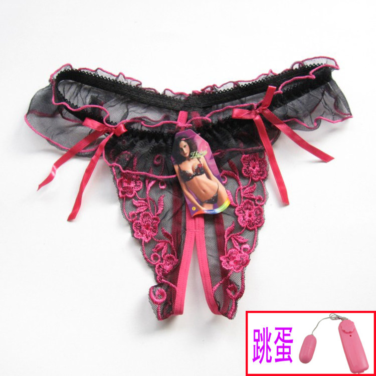 Spice Tinged Pants Day Lace Open Gear Free of live-action live-action Transparent Fire Hot Underwear Women Seductive Riot-Crotch Pants